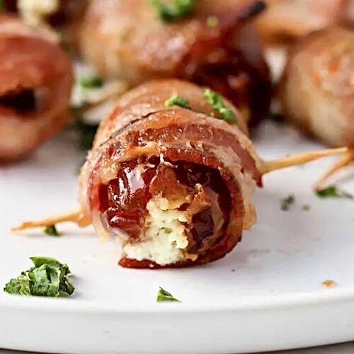 Bacon wrapped Dates