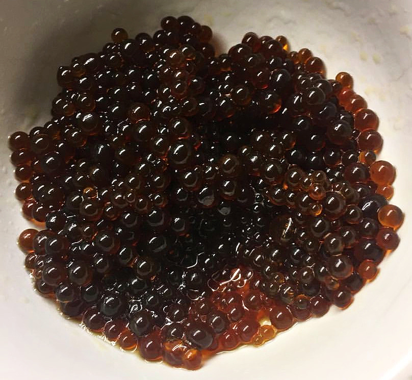 Soy Sauce Pearls (Flavoured Caviar)