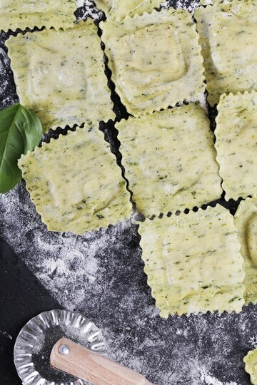 Mushroom Stuffed Ravioli 