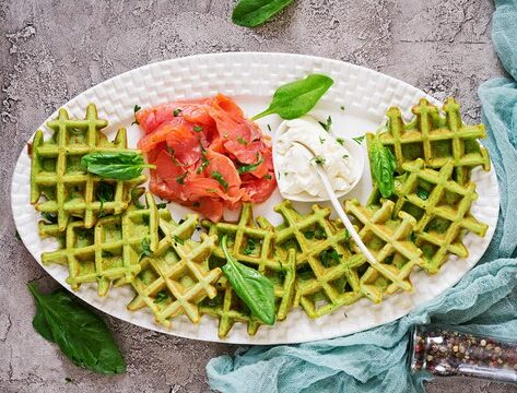 Savoury Herb Waffles