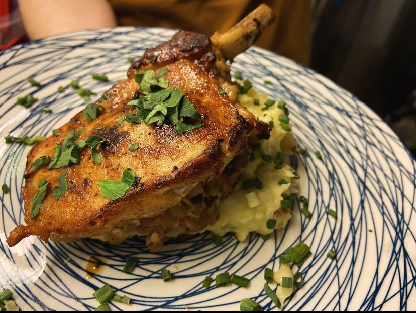 Apple stuffed Pork Chops
