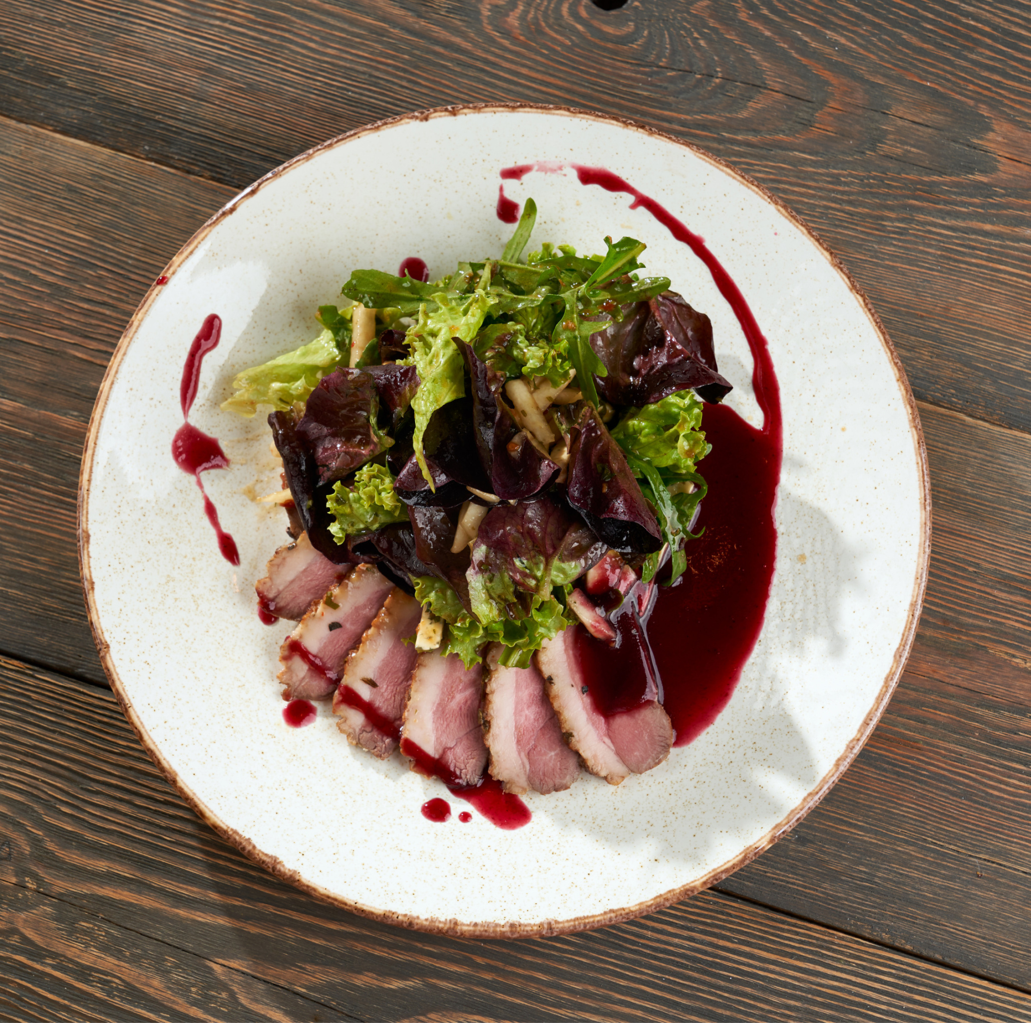 Duck Breast & Cherry Wine Sauce