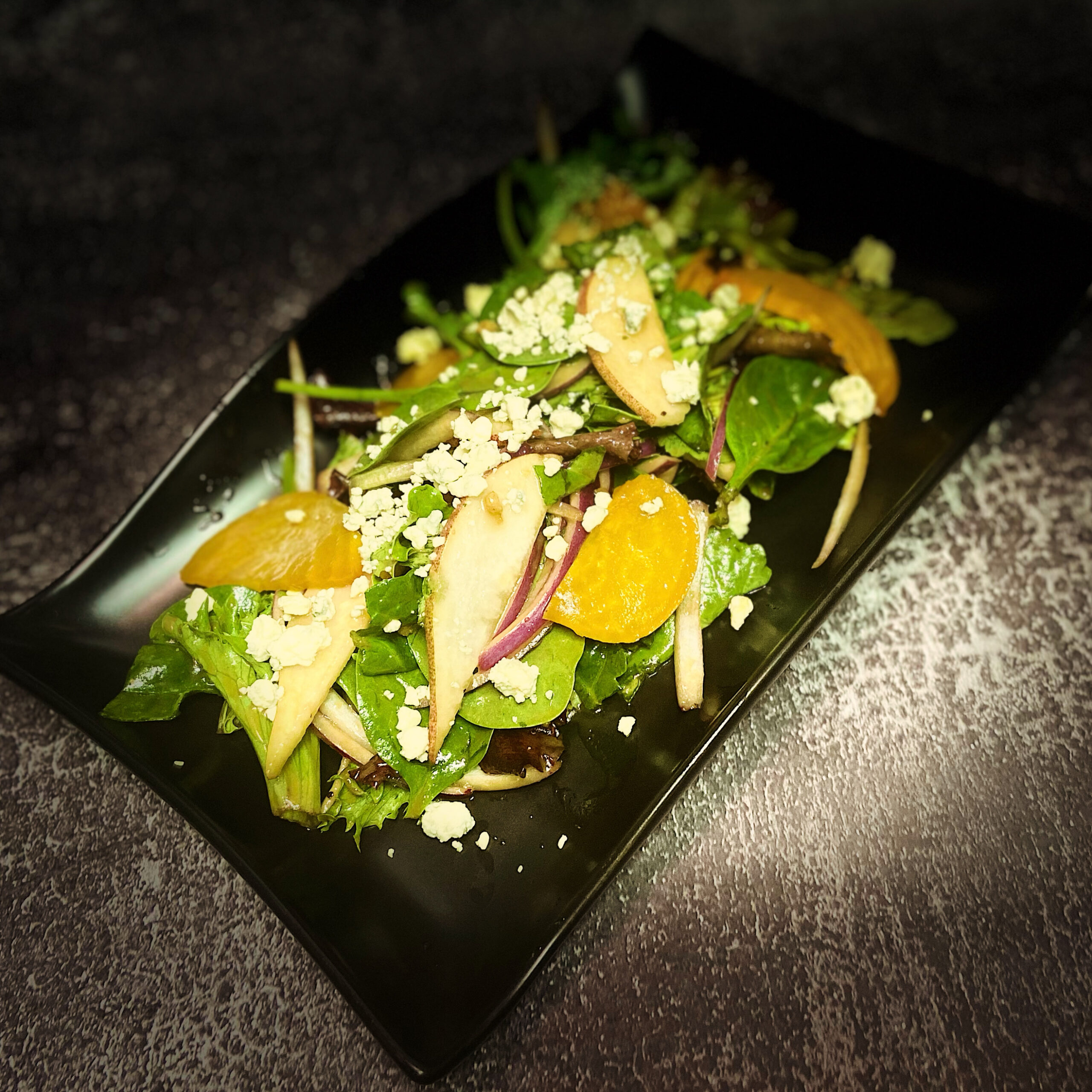 Golden Beet & Pear Salad