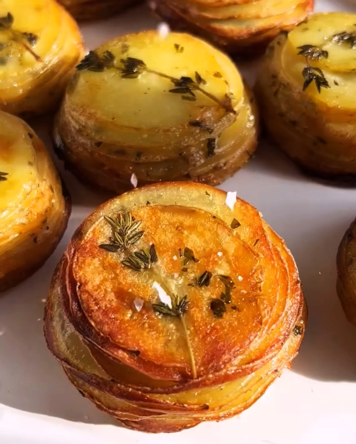 Cheesy Potato Stacks