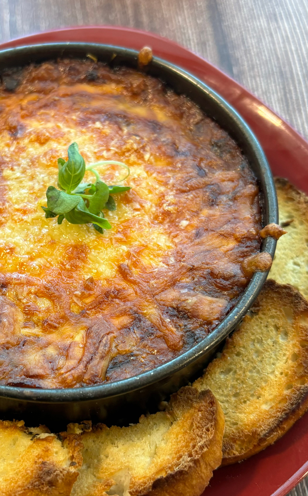 Roasted Eggplant Parmesan Dip