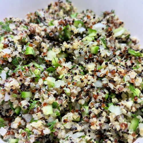 cucumber and quinoa salad
