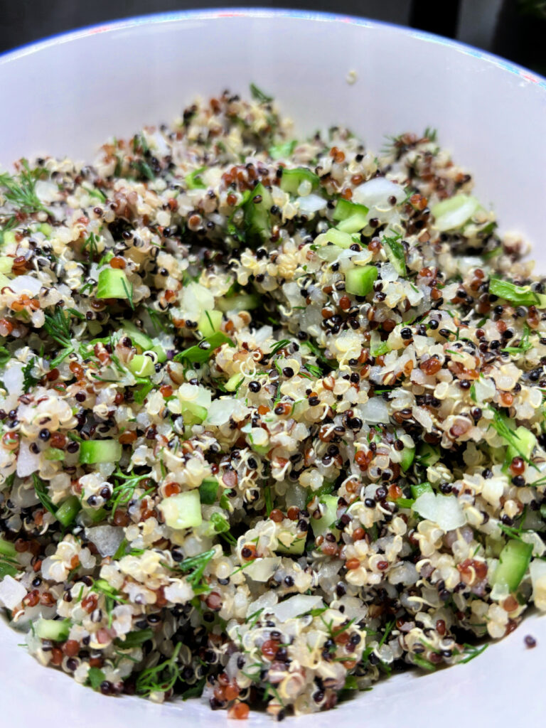cucumber and quinoa salad
