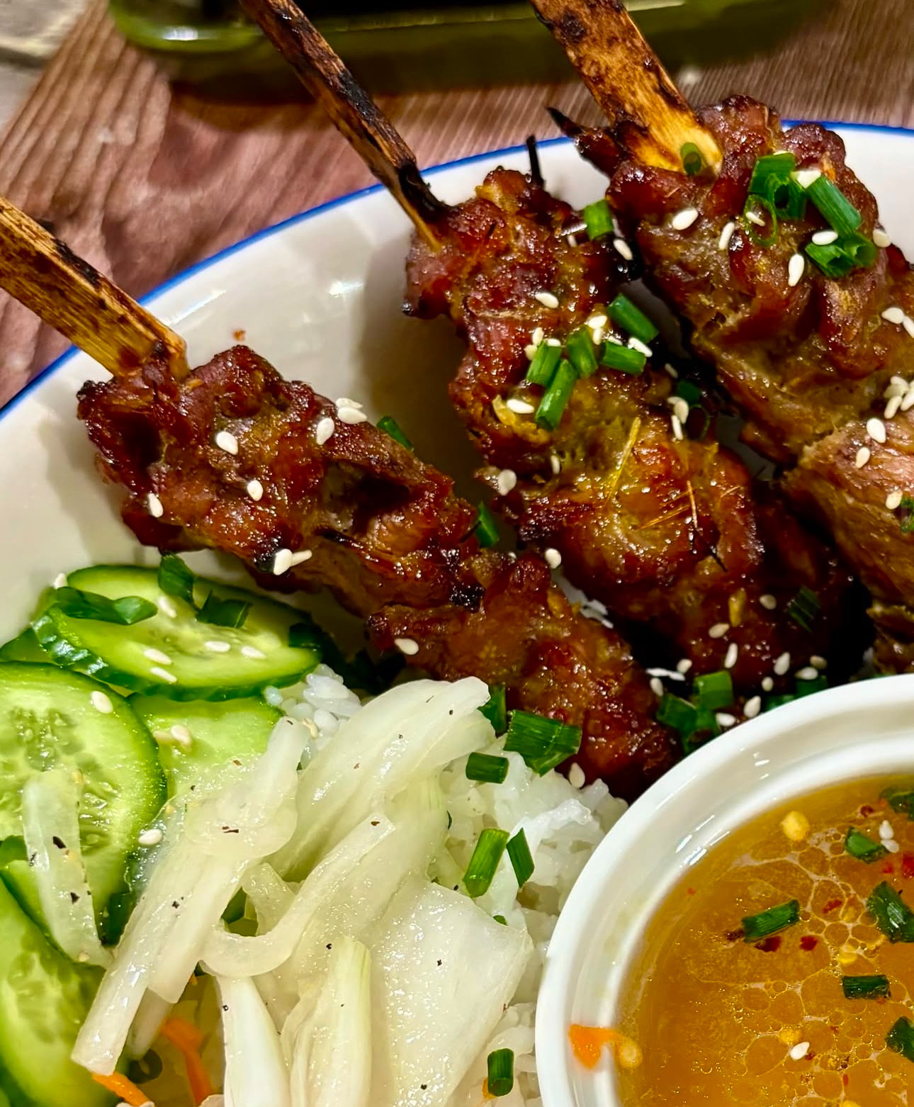 Lemongrass Pork Skewers