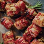 Bacon wrapped oysters