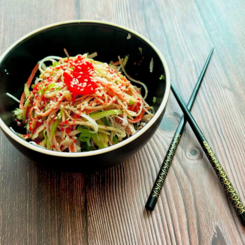 green papya and crab salad