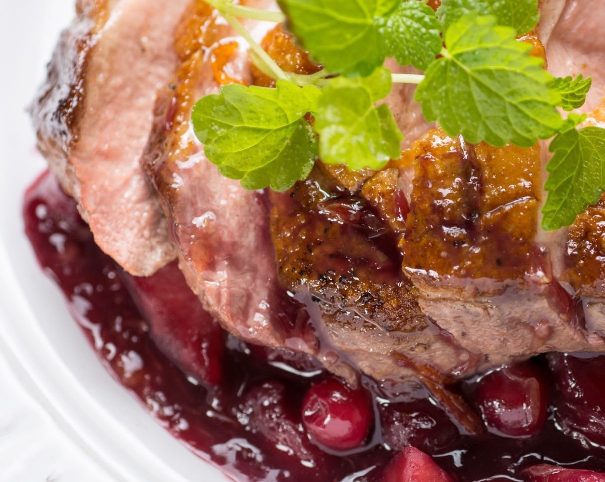 Cranberry Balsamic Pork Tenderloin