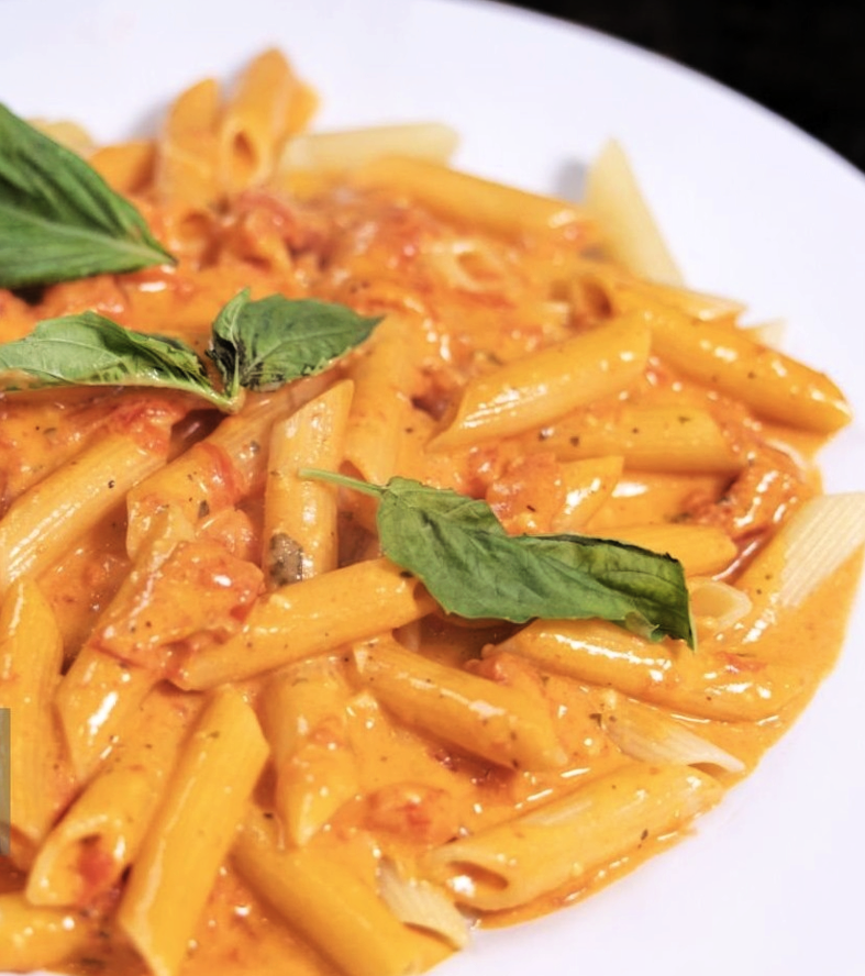 Roasted Garlic Vodka Penne